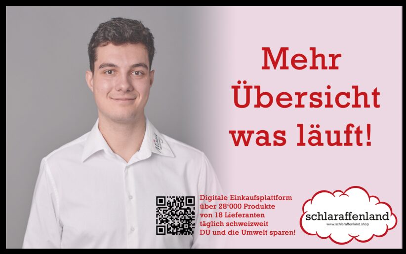 Fabian Minnig hat dank HOGASHOP und schlaraffenland alles im Griff